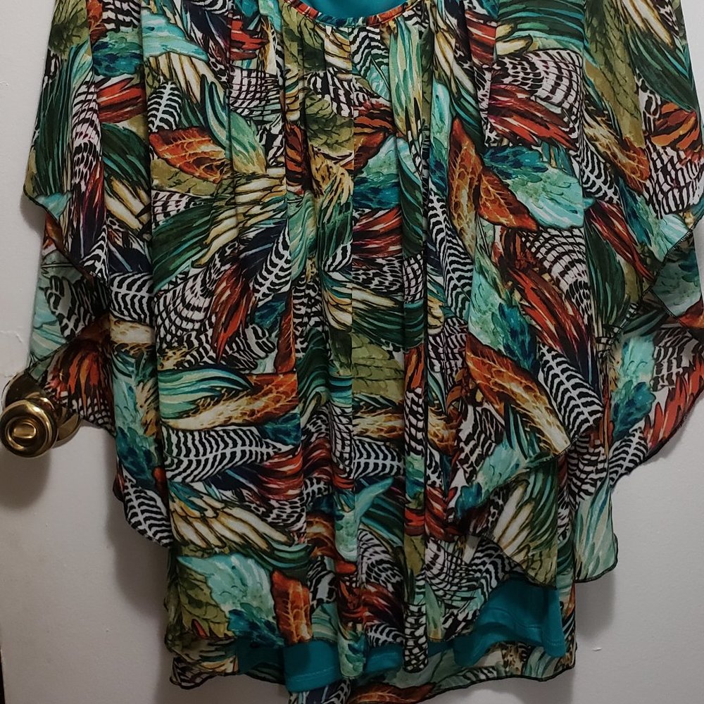 Capio Jungle Print Top - Picture 3 of 3